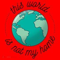 This World Is Not My Home Santa Hat thumb 1