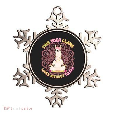 This Yoga Llama Lives Without Drama Ornament