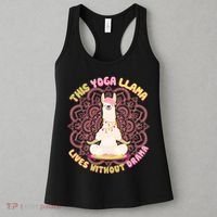 This Yoga Llama Lives Without Drama Women's Tank Top thumb 3