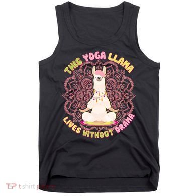 This Yoga Llama Lives Without Drama Tank Top