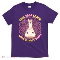 This Yoga Llama Lives Without Drama T-Shirt thumb 0