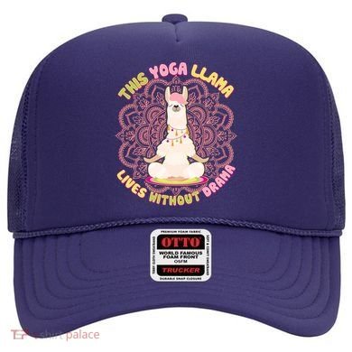 This Yoga Llama Lives Without Drama Hat