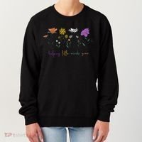 Teacher Helping Little Minds Grow Back To School Wildflower Women's Sweatshirt thumb 0