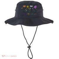 Teacher Helping Little Minds Grow Back To School Wildflower Bucket Hat thumb 0