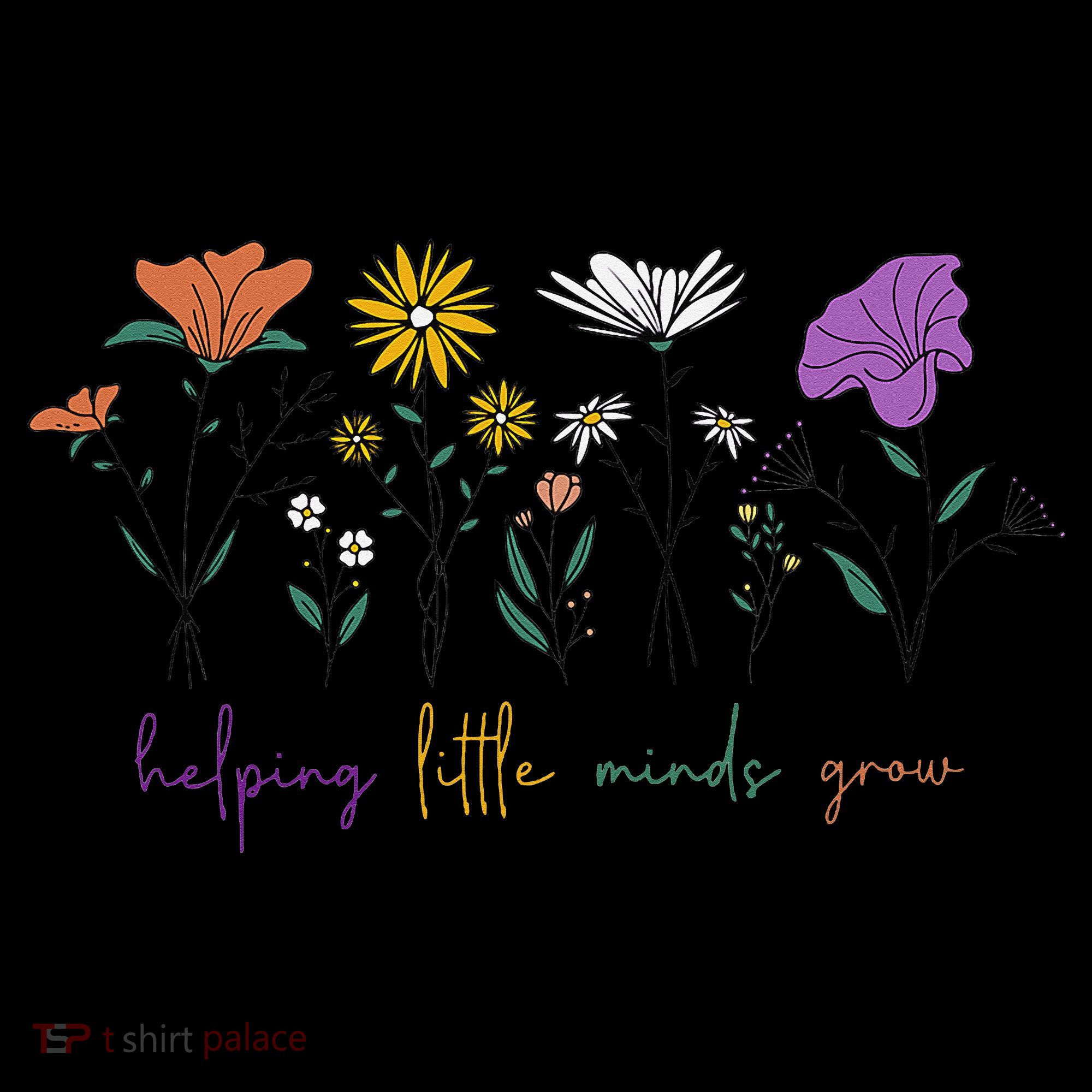 Teacher Helping Little Minds Grow Back To School Wildflower Coffee Mug