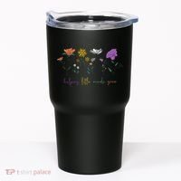 Teacher Helping Little Minds Grow Back To School Wildflower Tumbler thumb 0