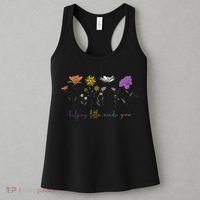 Teacher Helping Little Minds Grow Back To School Wildflower Women's Tank Top thumb 3