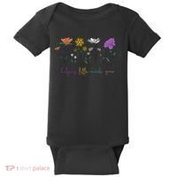 Teacher Helping Little Minds Grow Back To School Wildflower Baby Bodysuit thumb 0