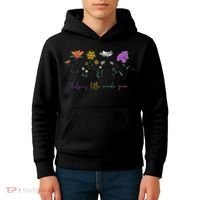 Teacher Helping Little Minds Grow Back To School Wildflower Kids Hoodie thumb 4