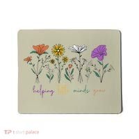 Teacher Helping Little Minds Grow Back To School Wildflower Mousepad thumb 0