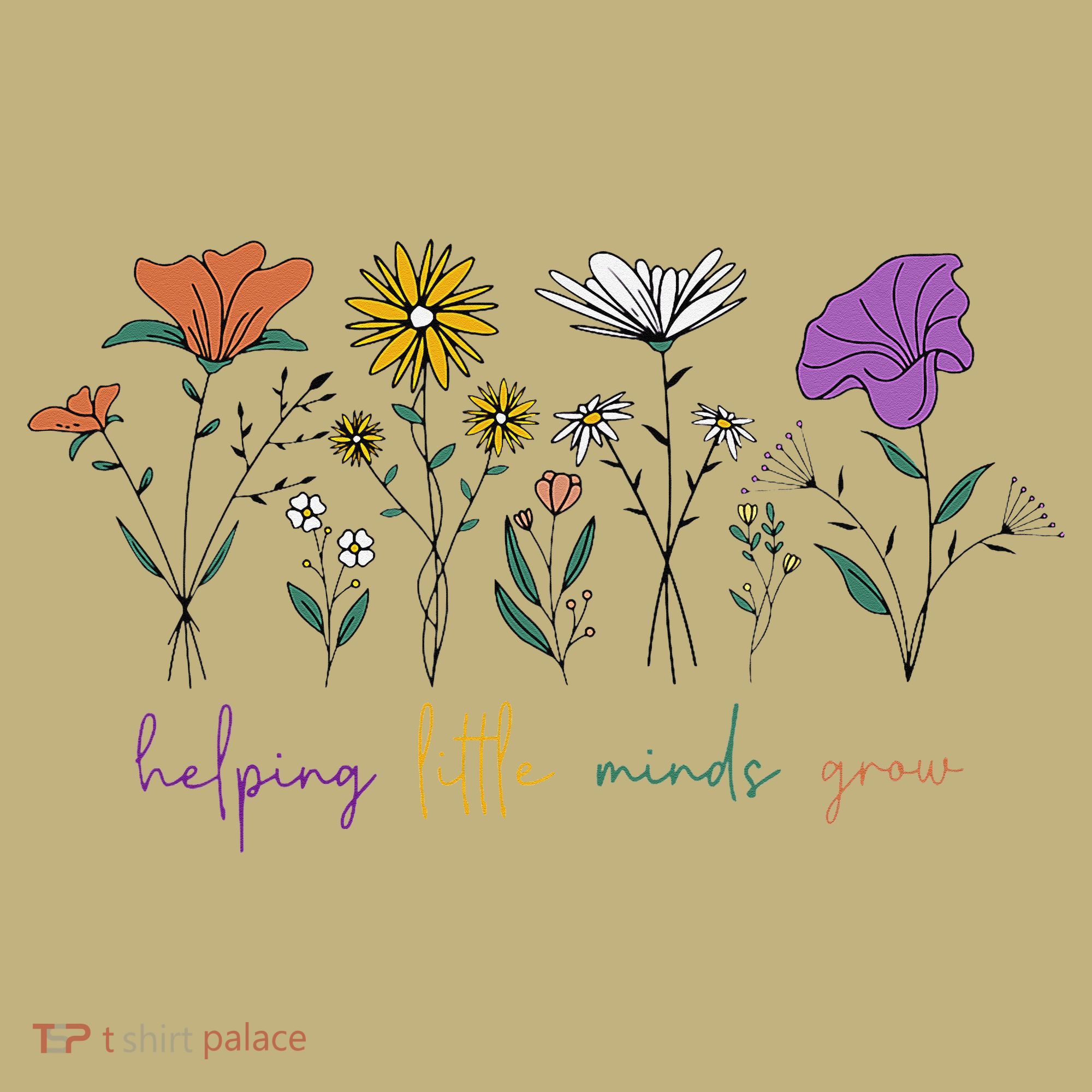 Teacher Helping Little Minds Grow Back To School Wildflower Mousepad