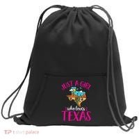 Texas Home Love Texan Who Loves Her Texas Sweatshirt Cinch Pack Bag thumb 0