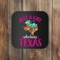 Texas Home Love Texan Who Loves Her Texas Coaster thumb 0