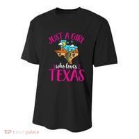 Texas Home Love Texan Who Loves Her Texas Youth Performance Sprint T-Shirt thumb 0