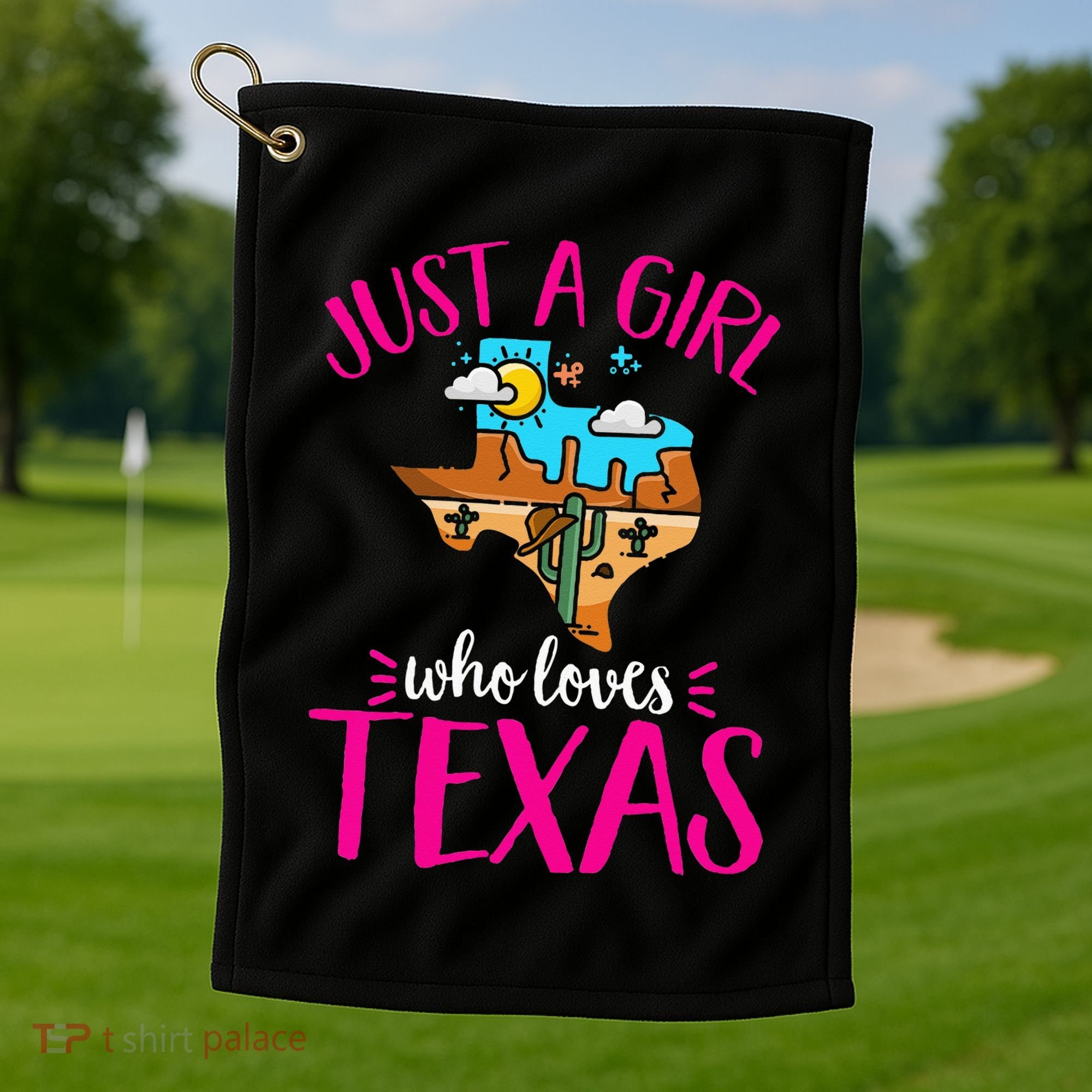 Texas Home Love Texan Who Loves Her Texas Golf Towel