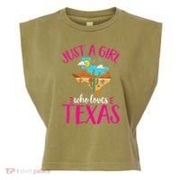 Texas Home Love Texan Who Loves Her Texas Garment-Dyed Women's Muscle Tee thumb 0