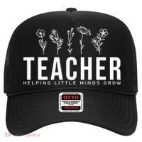 Teacher Helping Little Minds Grow Floral Hat thumb 0