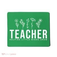 Teacher Helping Little Minds Grow Floral Mousepad thumb 0