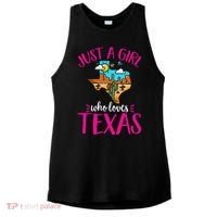 Texas Home Love Texan Who Loves Her Texas Ladies PosiCharge Tri-Blend Wicking Tank thumb 0