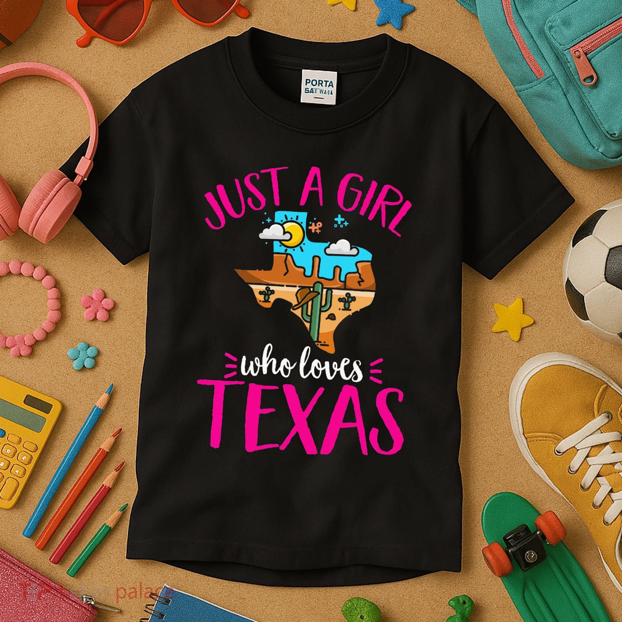 Texas Home Love Texan Who Loves Her Texas Kids T-Shirt