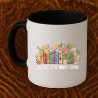Teacher Helping Little Minds Grow Back To School First Day Coffee Mug thumb 2