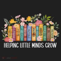 Teacher Helping Little Minds Grow Back To School First Day Beanie thumb 2