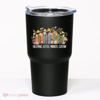 Teacher Helping Little Minds Grow Back To School First Day Tumbler thumb 0