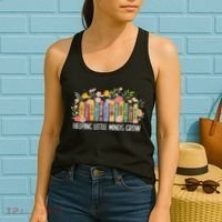 Teacher Helping Little Minds Grow Back To School First Day Women's Tank Top thumb 2