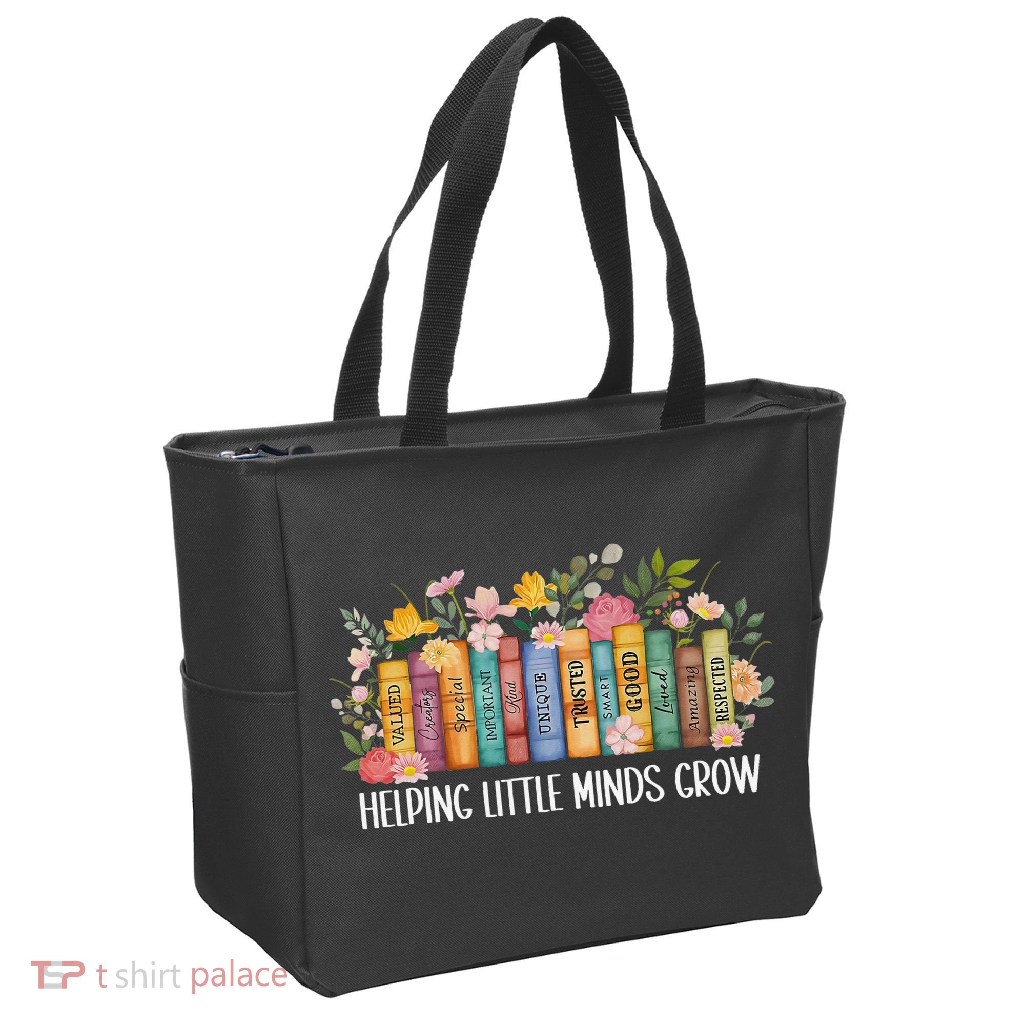 Teacher Helping Little Minds Grow Back To School First Day Tote Bag