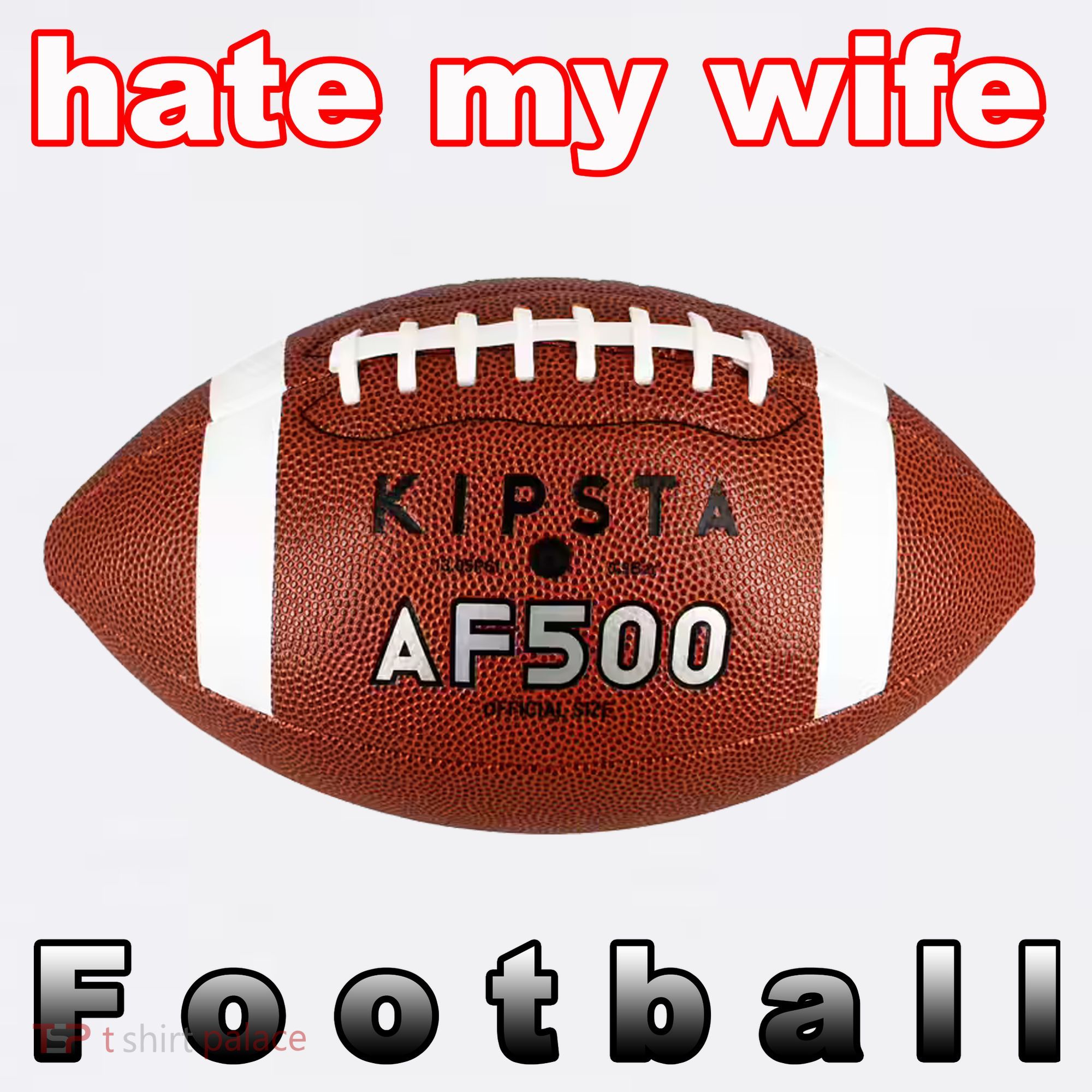The Hate My Wife Football Women's Hoodie
