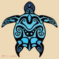 Tribal Hawaiian Maori Sun Sea Turtle 2Sided Tote Bag thumb 4