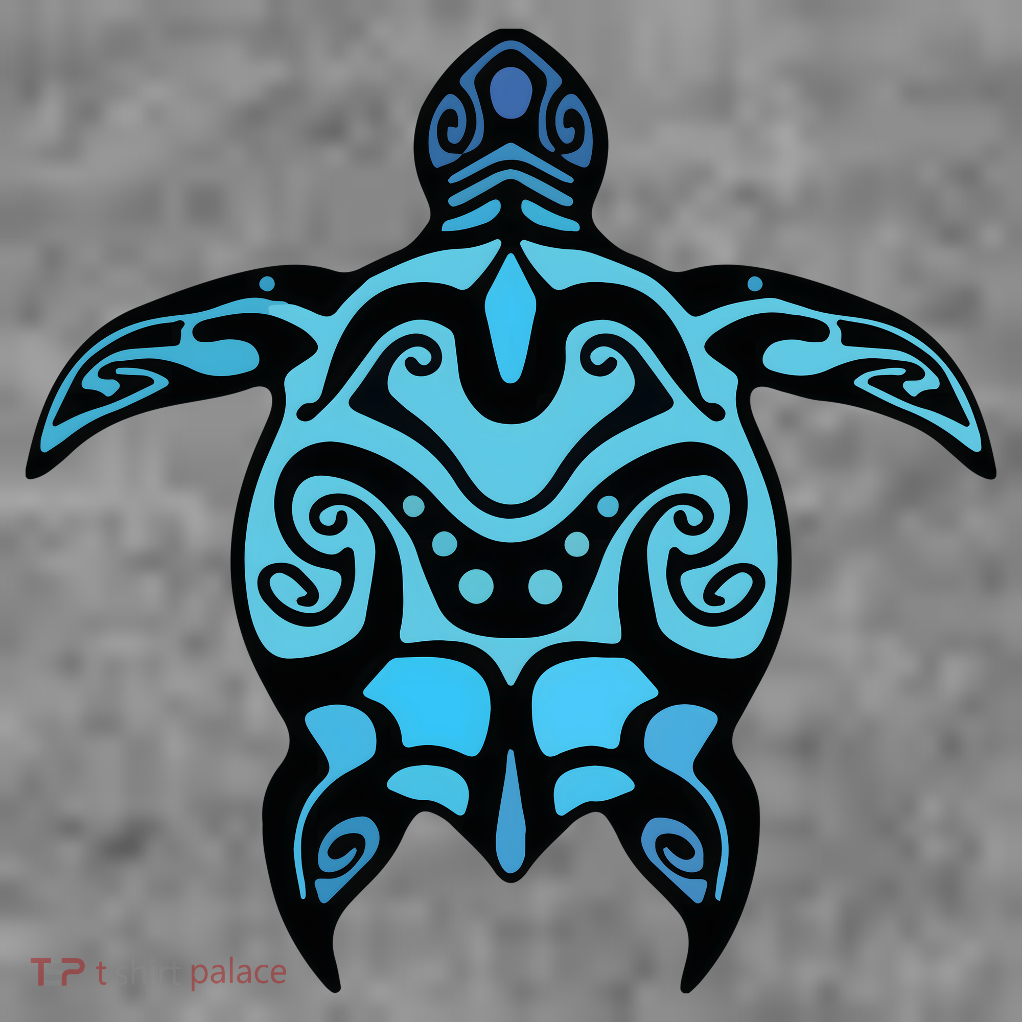 Tribal Hawaiian Maori Sun Sea Turtle 2Sided Toddler Hoodie