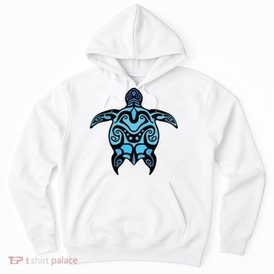 Tribal Hawaiian Maori Sun Sea Turtle 2Sided Hoodie