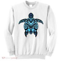 Tribal Hawaiian Maori Sun Sea Turtle 2Sided Sweatshirt thumb 0