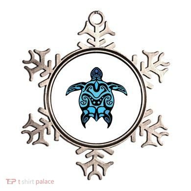 Tribal Hawaiian Maori Sun Sea Turtle 2Sided Ornament