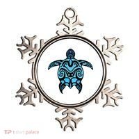 Tribal Hawaiian Maori Sun Sea Turtle 2Sided Ornament thumb 0