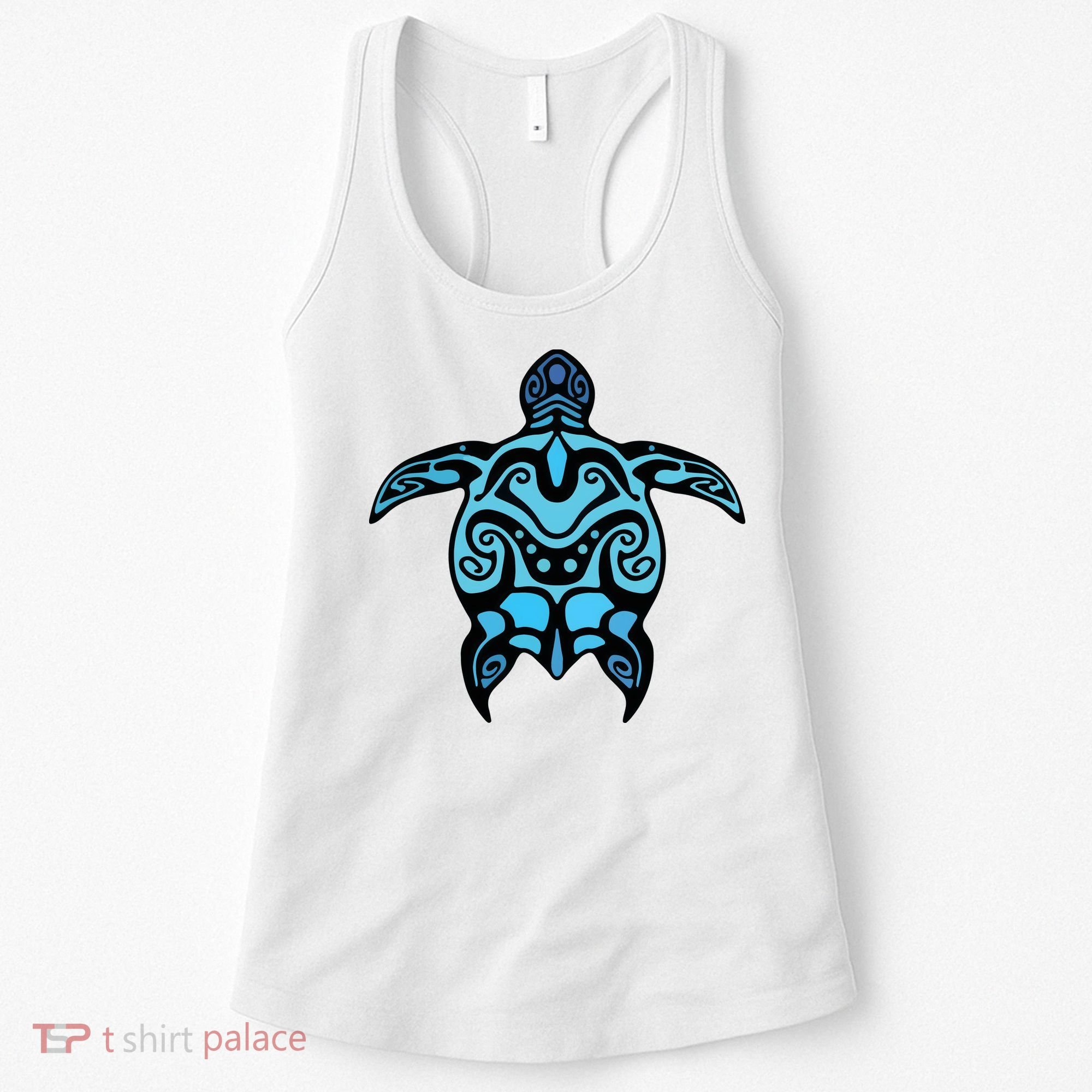 Tribal Hawaiian Maori Sun Sea Turtle 2Sided Women's Tank Top