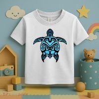 Tribal Hawaiian Maori Sun Sea Turtle 2Sided Toddler T-Shirt thumb 3