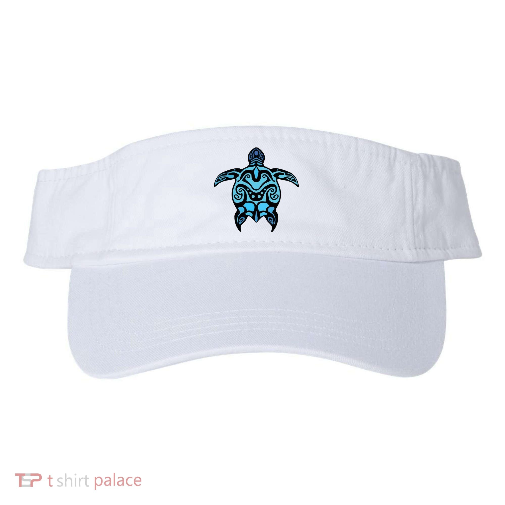 Tribal Hawaiian Maori Sun Sea Turtle 2Sided Visor