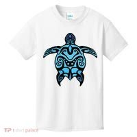 Tribal Hawaiian Maori Sun Sea Turtle 2Sided Kids T-Shirt thumb 0