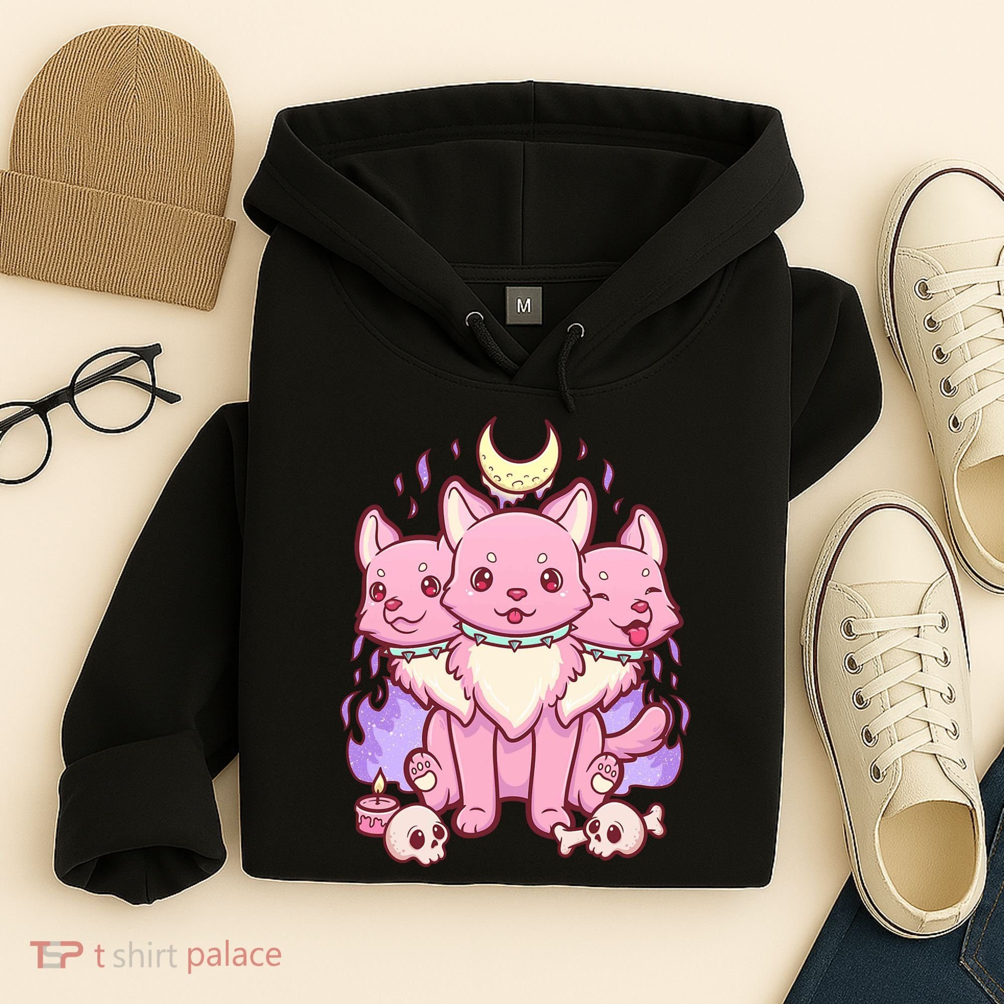 Three Headed Moon Dogs Hoodie