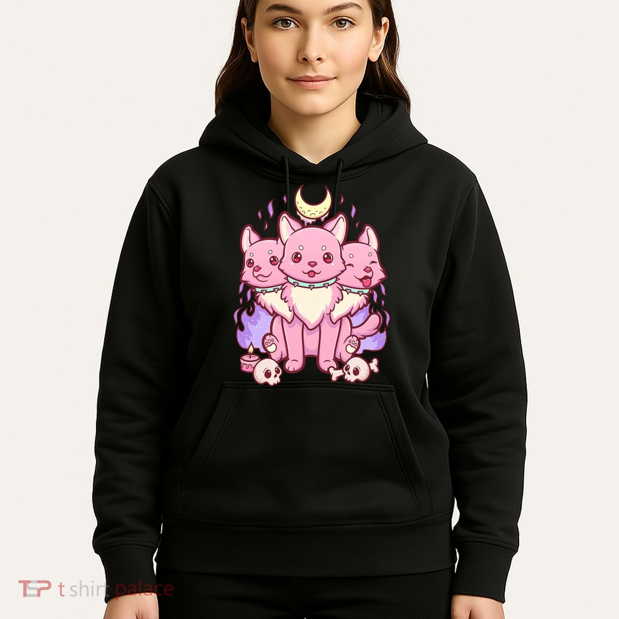 Three Headed Moon Dogs Hoodie