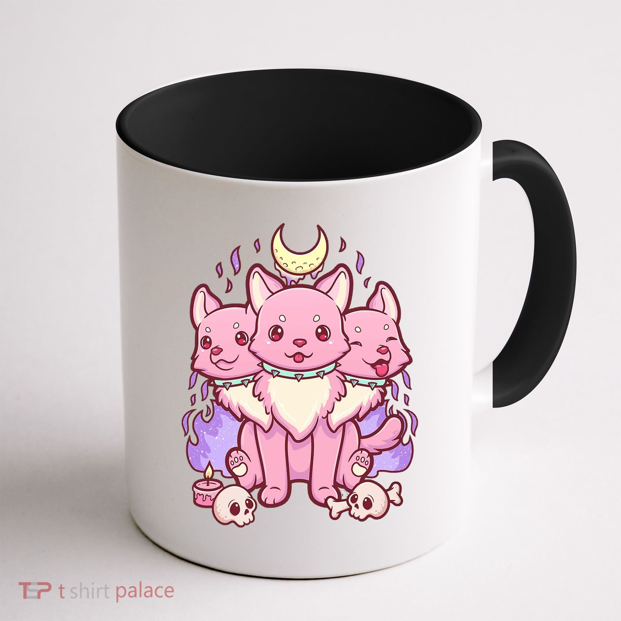 Three Headed Moon Dogs Coffee Mug