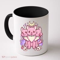 Three Headed Moon Dogs Coffee Mug thumb 0