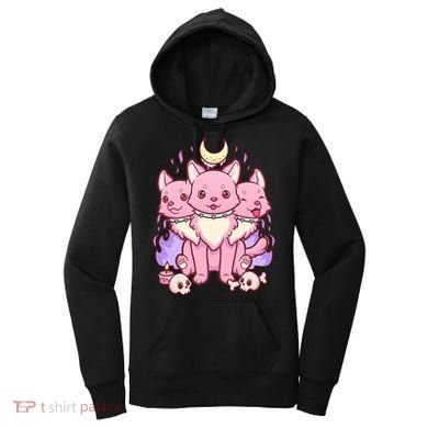 Three Headed Moon Dogs Women's Hoodie