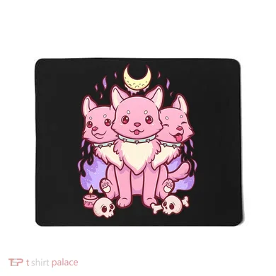 Three Headed Moon Dogs Mousepad
