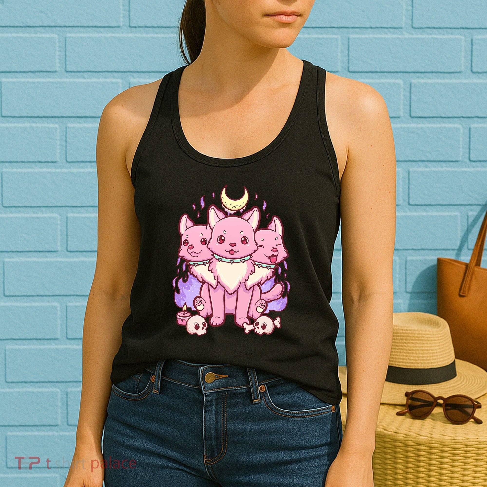 Three Headed Moon Dogs Women's Tank Top