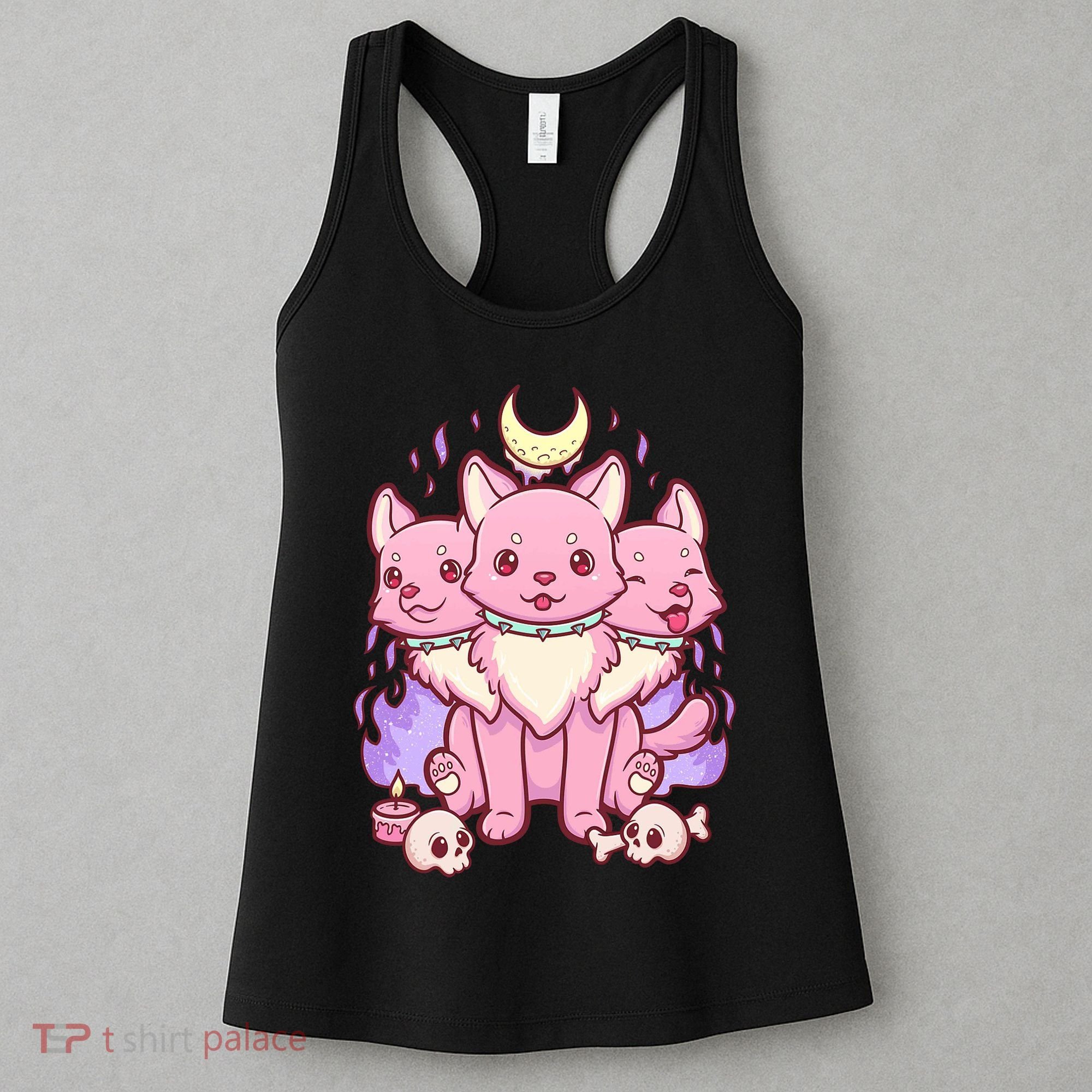 Three Headed Moon Dogs Women's Tank Top