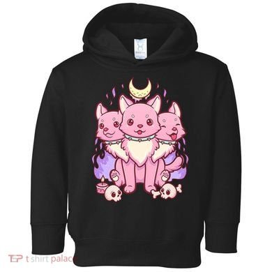 Three Headed Moon Dogs Toddler Hoodie