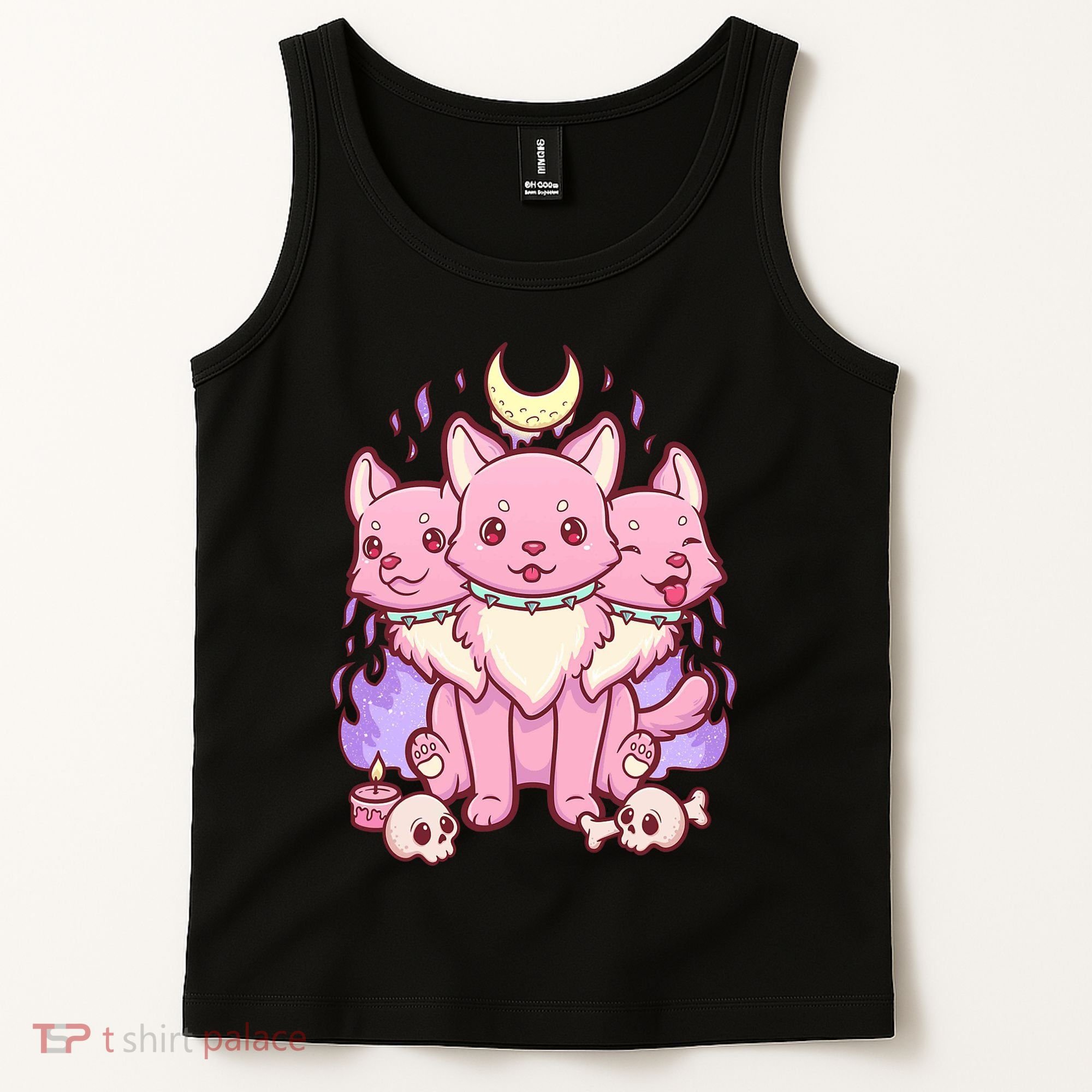 Three Headed Moon Dogs Tank Top
